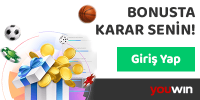 Bonus kampanyasını simgeleyen hediye kutusu ve etrafa saçılan altın jetonlar
