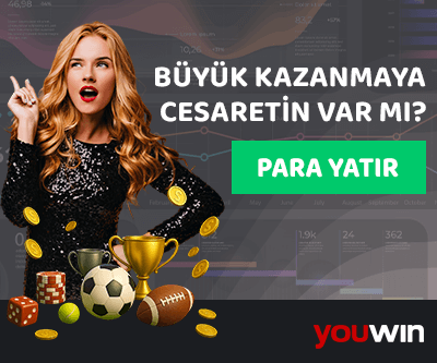 Youwin Casino kampanyasında spor ve şans oyunlarına dair görsel unsurlar
