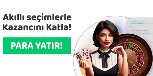 Elinde iskambil kağıtlarıyla rulet masası önünde duran kadın kullanıcı